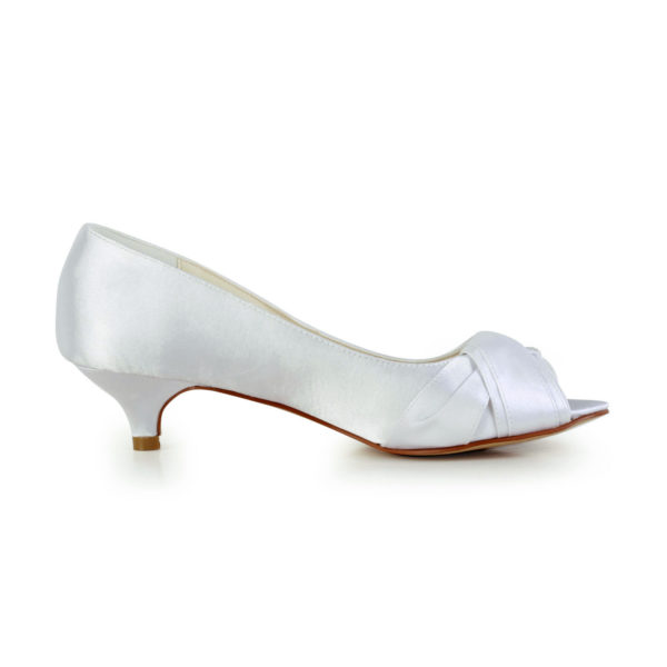 011-1A-2 White Wedding Shoes