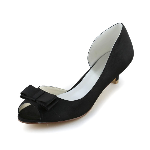 011-4A Black Wedding Shoes