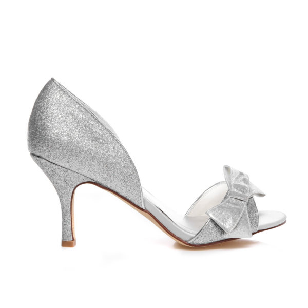 141-12-1 Silver Wedding Shoes