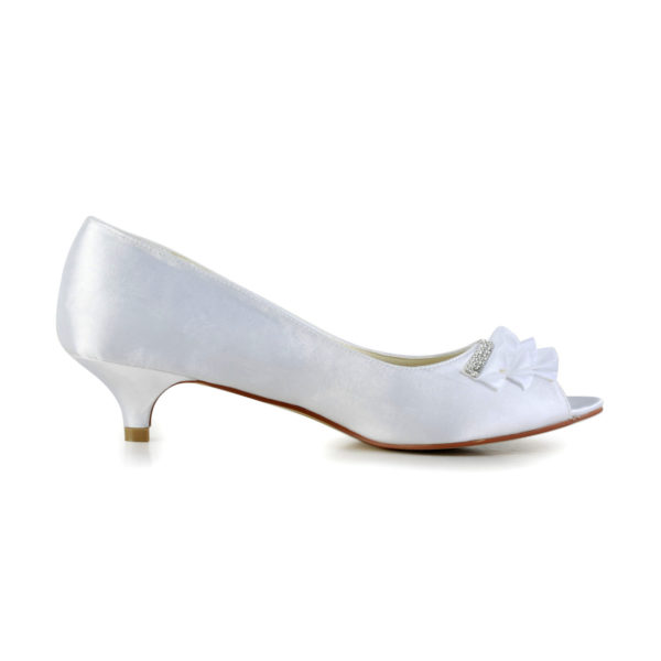 011-3-2 White Wedding Shoes
