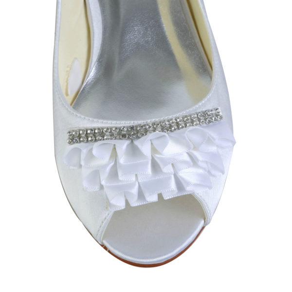 011-3-3 White Wedding Shoes
