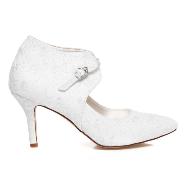 162-8-1 White Wedding Shoes