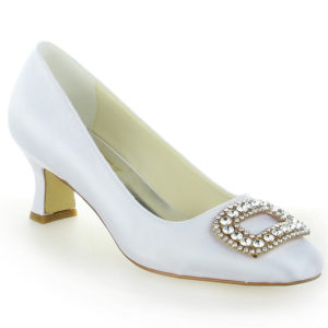 5830-3A White Wedding Shoes