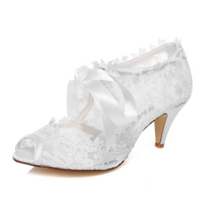 59494-19 White Wedding Shoes