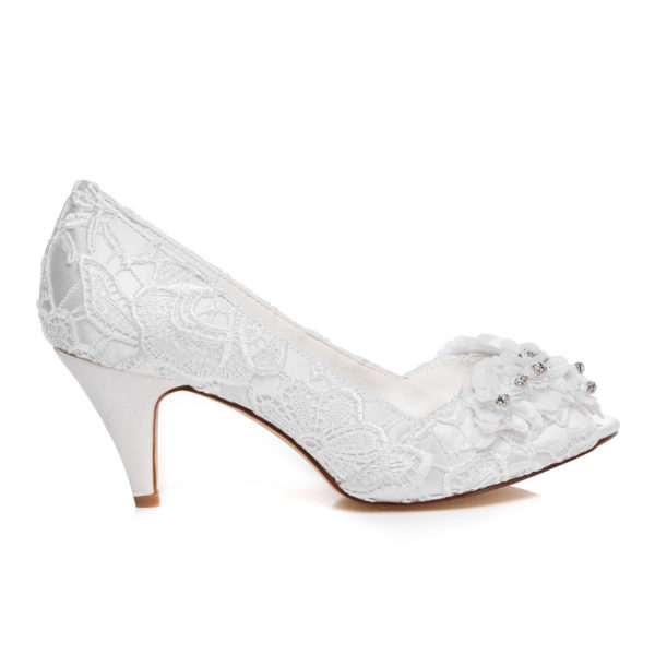 59494-20-1 White Wedding Shoes