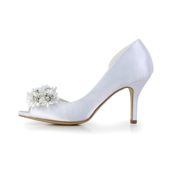 8390-1AA-2 White Wedding Shoes