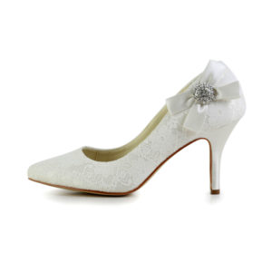 8390B-8-1 Silver Wedding Shoes