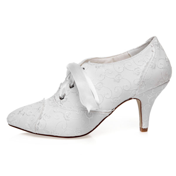 98977-8-1 White Wedding Shoes