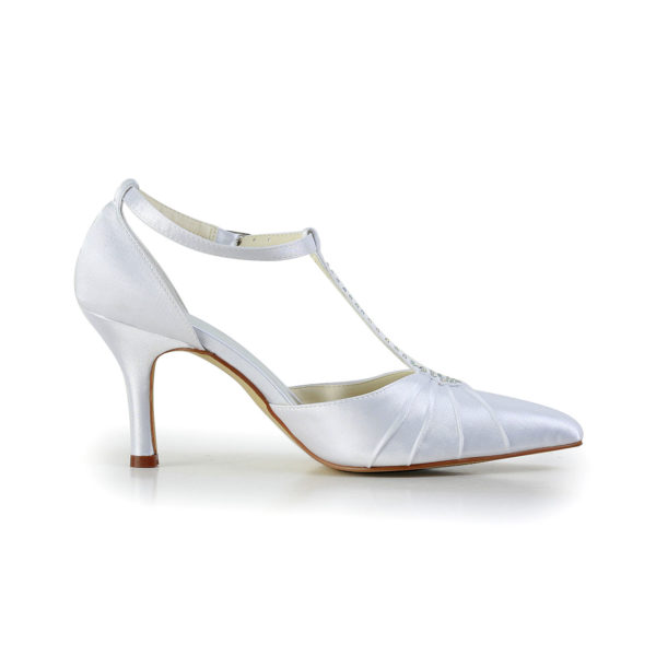 A31-20-2 White Wedding Shoes