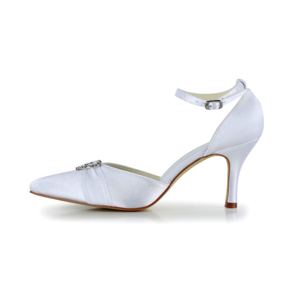 A31-4B-1 White Wedding Shoes